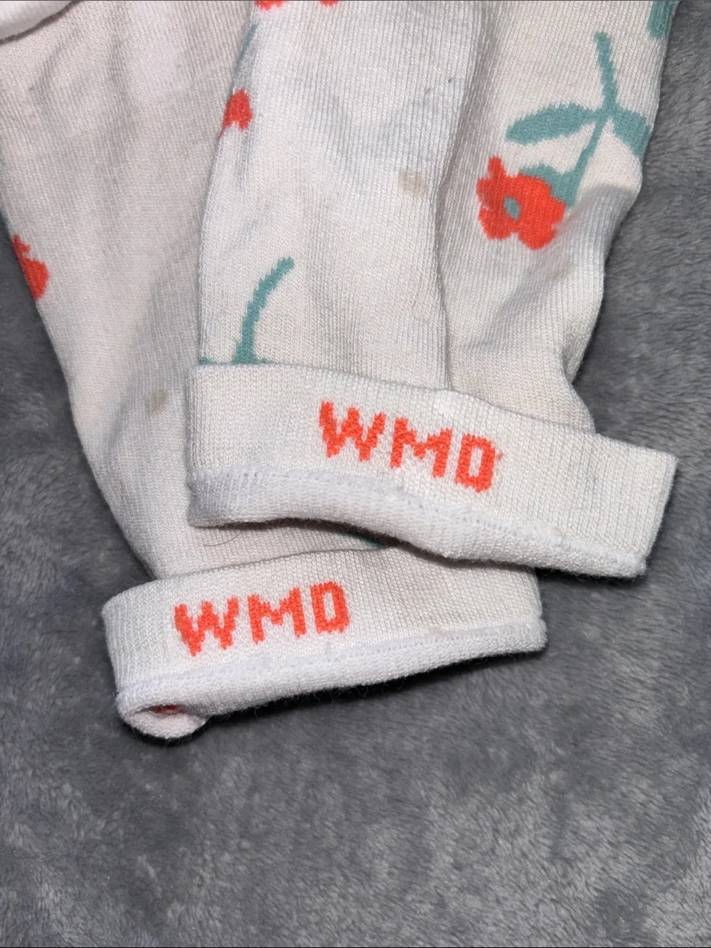 Smartwool merino wool socks M W-MD flowers floral